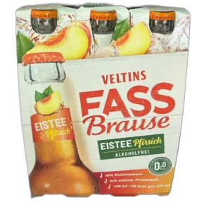 Veltins Fassbrause Pfirsich 0.0 6x 0,33l