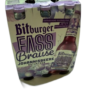 Bitburger Fassbr. Johannesbeere 6x 0,33l