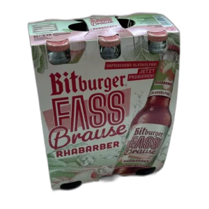 Bitburger Fassbr. Rhabarber 6x 0.33l